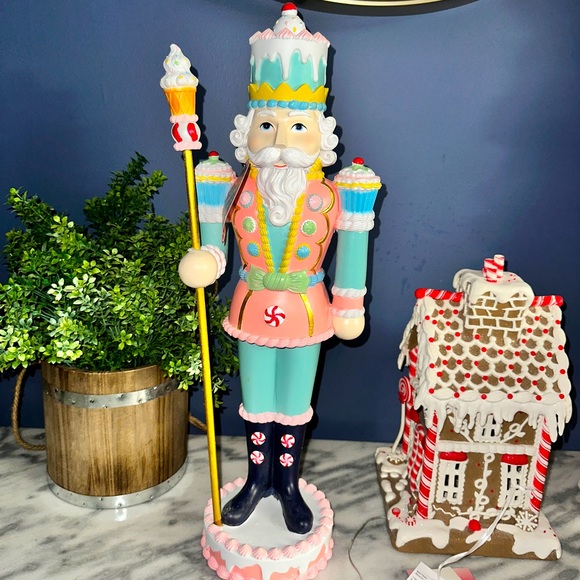 Holiday pastel bakery nutcracker